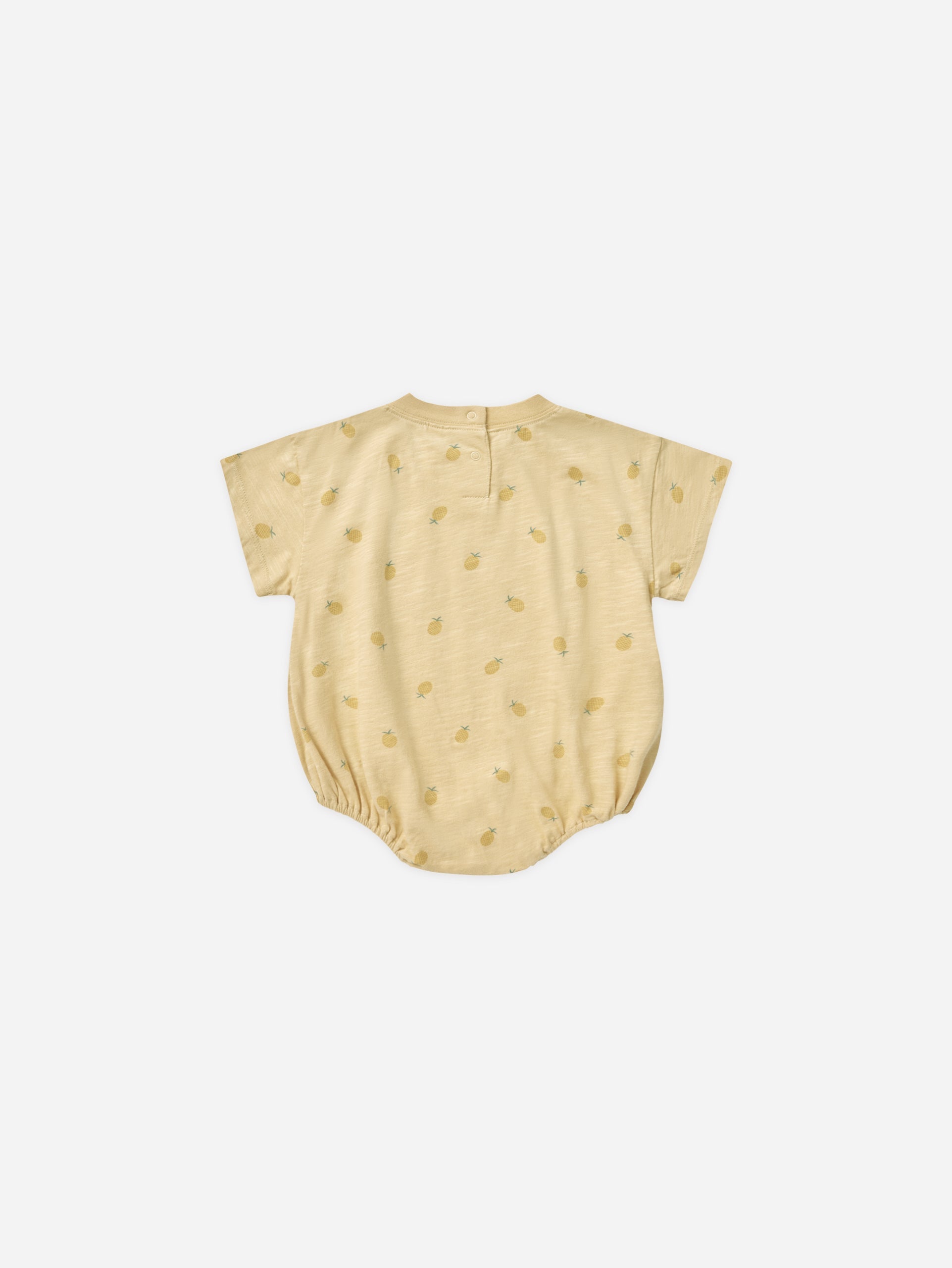 Relaxed Bubble Romper || Pineapple - Rylee + Cru | Kids Clothes | Trendy Baby Clothes | Modern Infant Outfits |