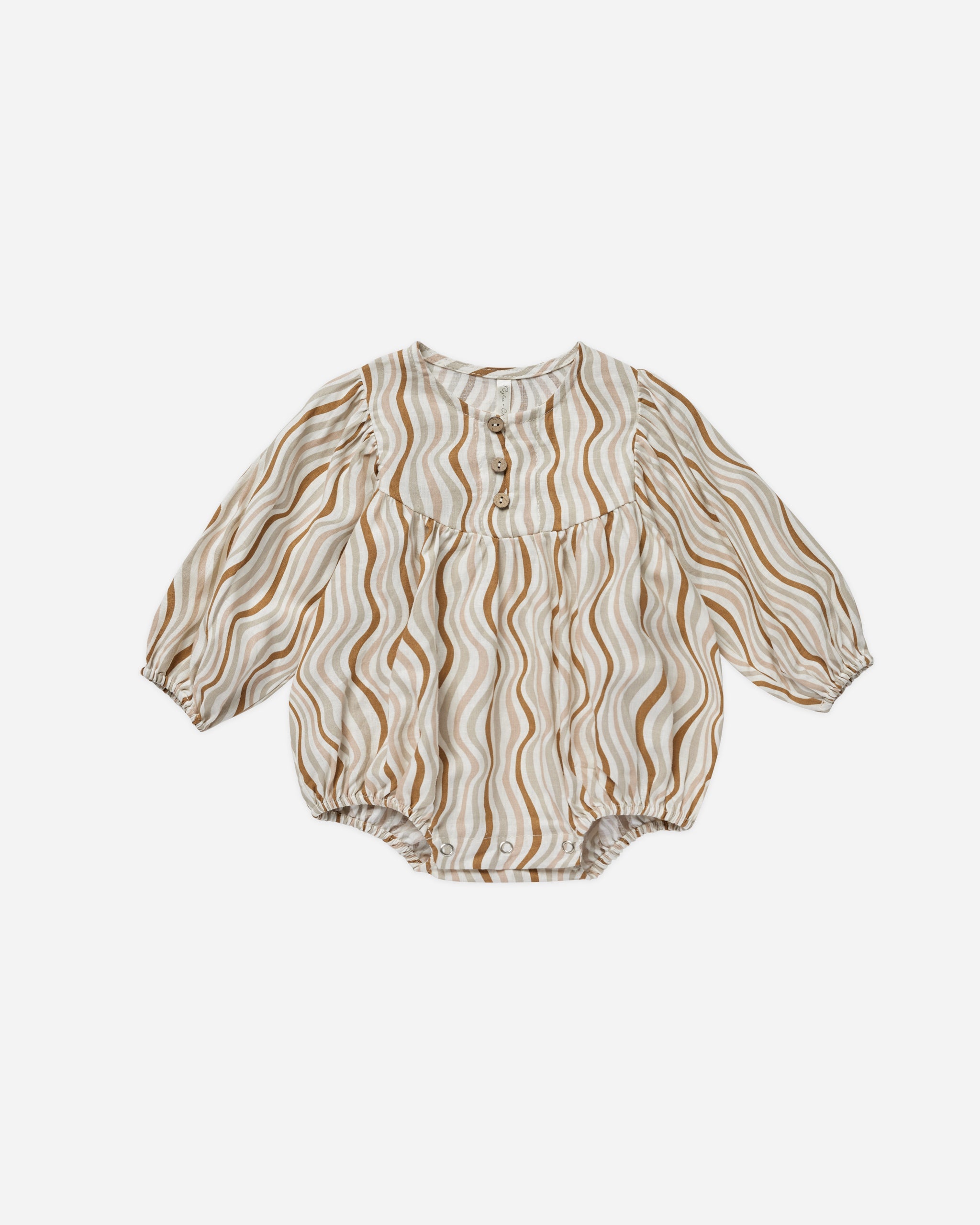 Gwen Romper || Retro Waves - Rylee + Cru | Kids Clothes | Trendy Baby Clothes | Modern Infant Outfits |