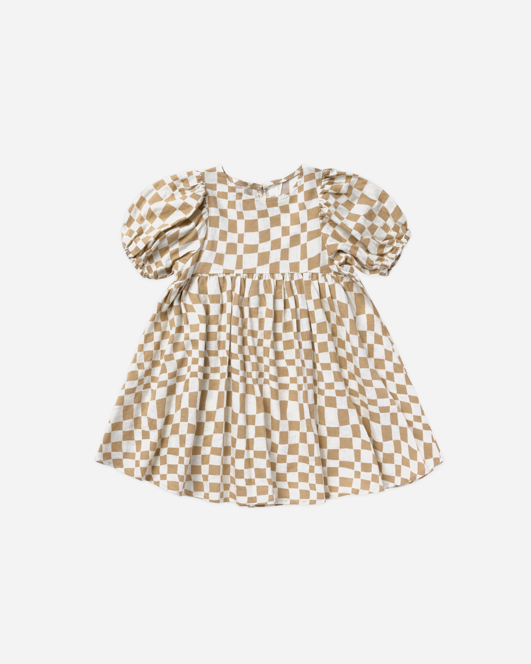 Marley Dress || Sand Checker - Rylee + Cru | Kids Clothes | Trendy Baby Clothes | Modern Infant Outfits |