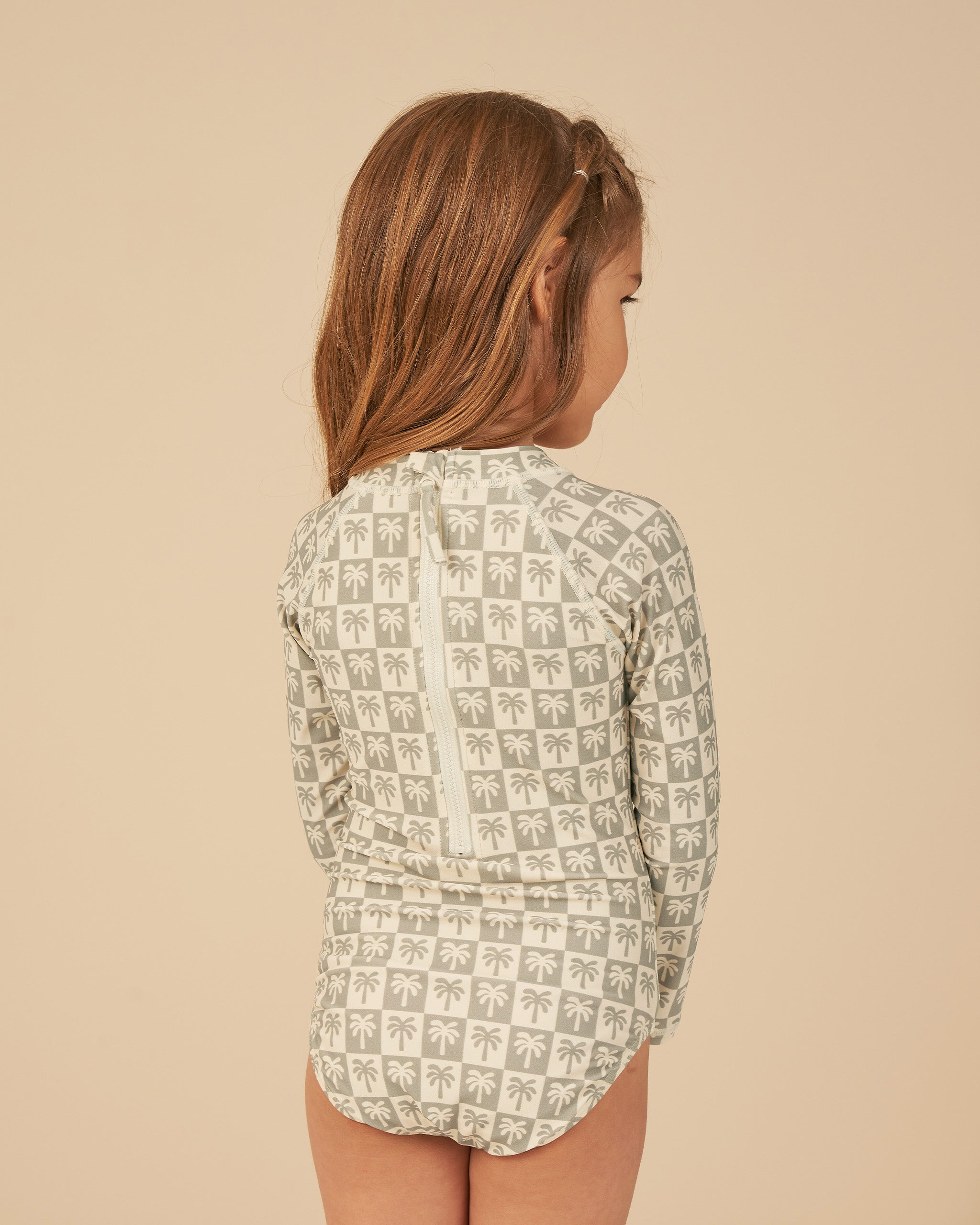 Delphine Rash Guard One-Piece || Palm Check