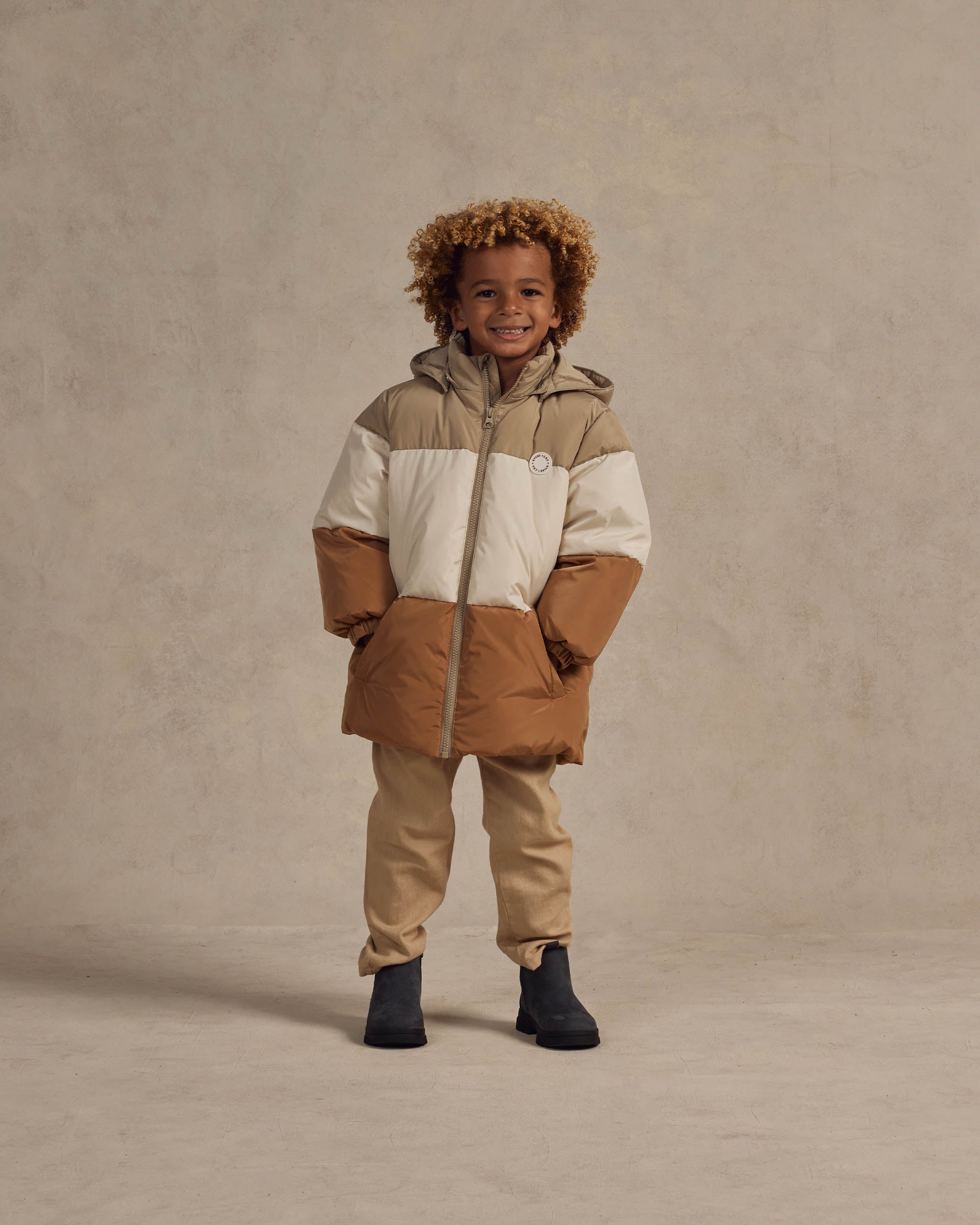 Puffer Jacket || Color Block - Rylee + Cru | Kids Clothes | Trendy Baby Clothes | Modern Infant Outfits |