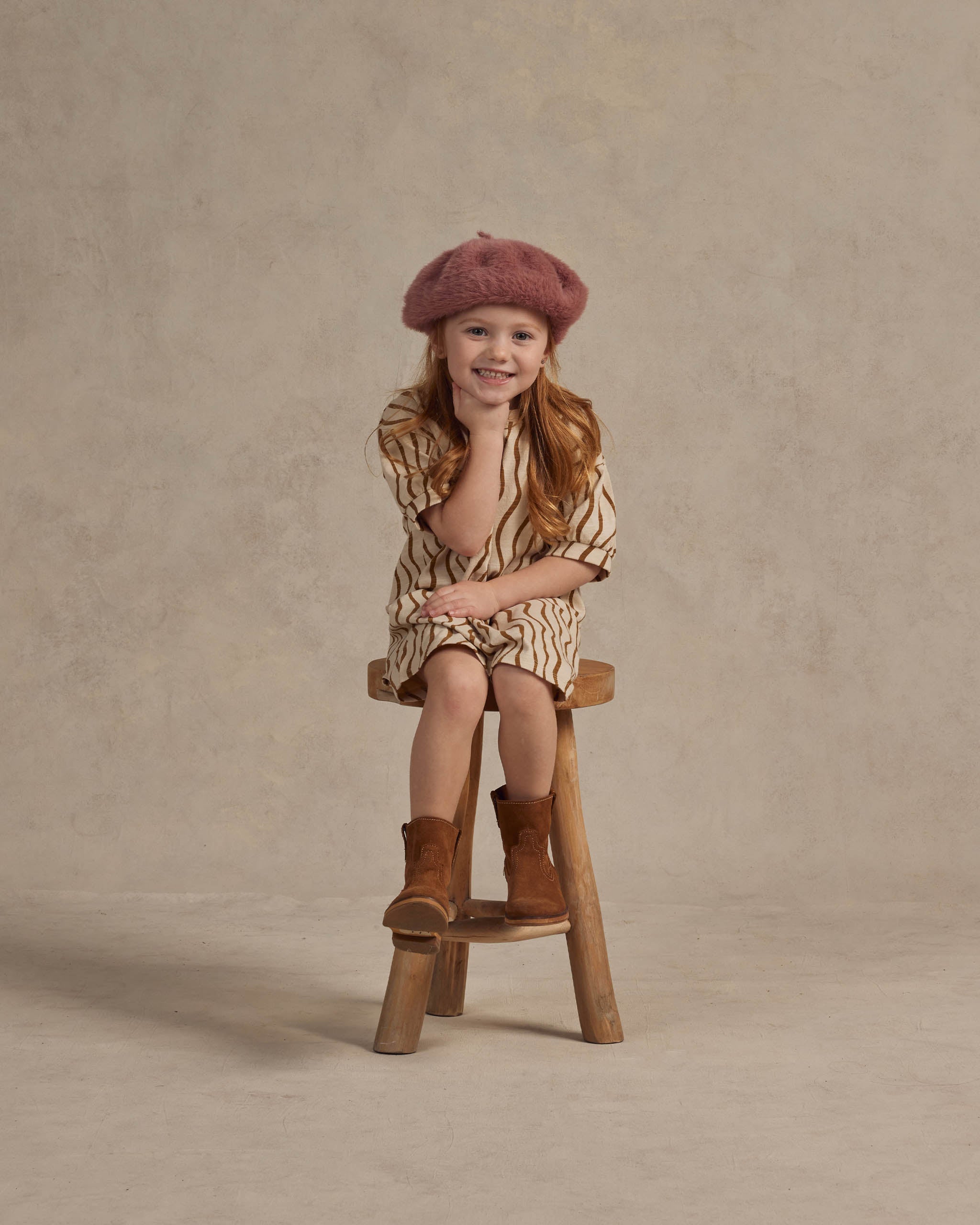 Beret || Raspberry - Rylee + Cru | Kids Clothes | Trendy Baby Clothes | Modern Infant Outfits |