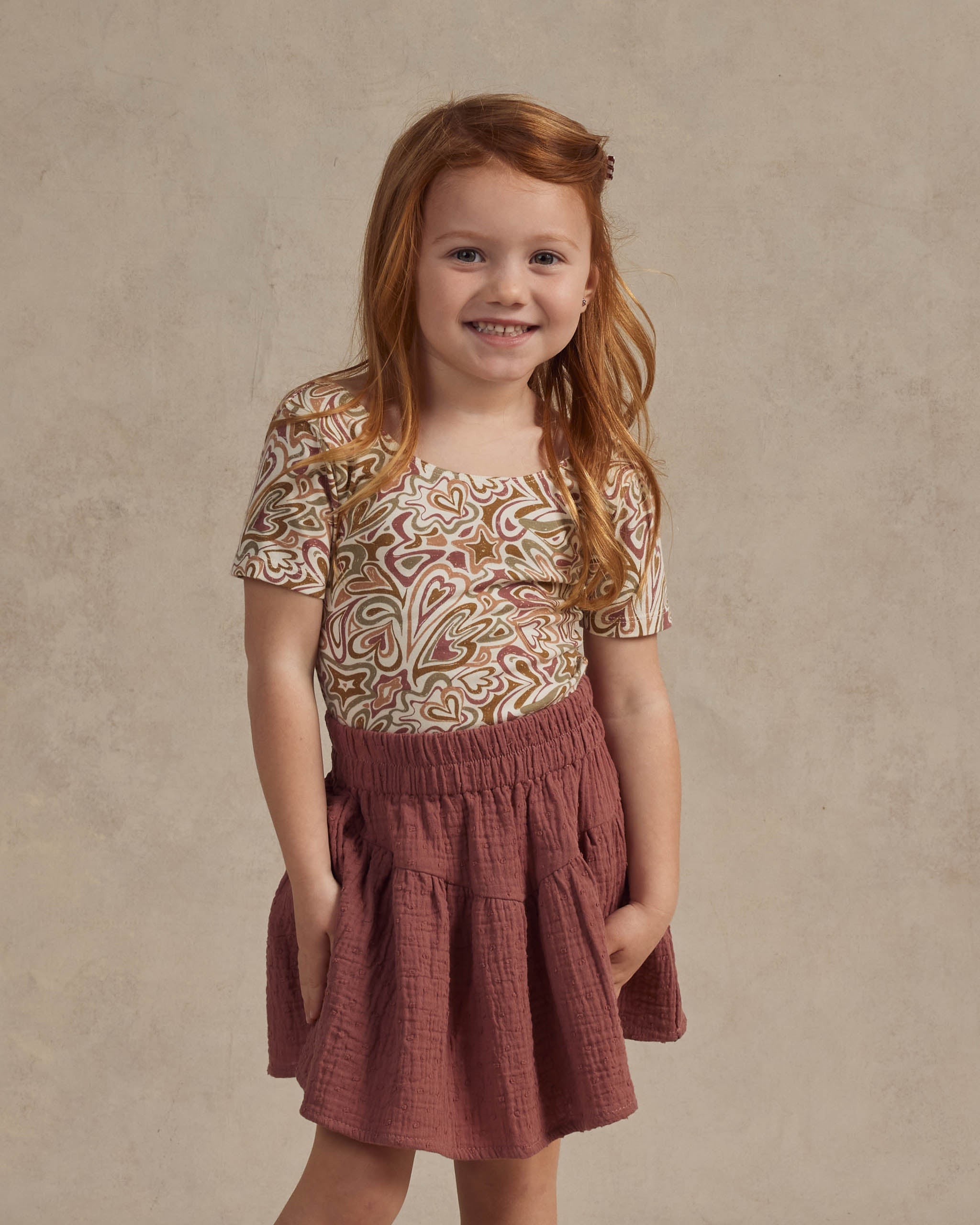 Sparrow Skirt || Raspberry - Rylee + Cru | Kids Clothes | Trendy Baby Clothes | Modern Infant Outfits |