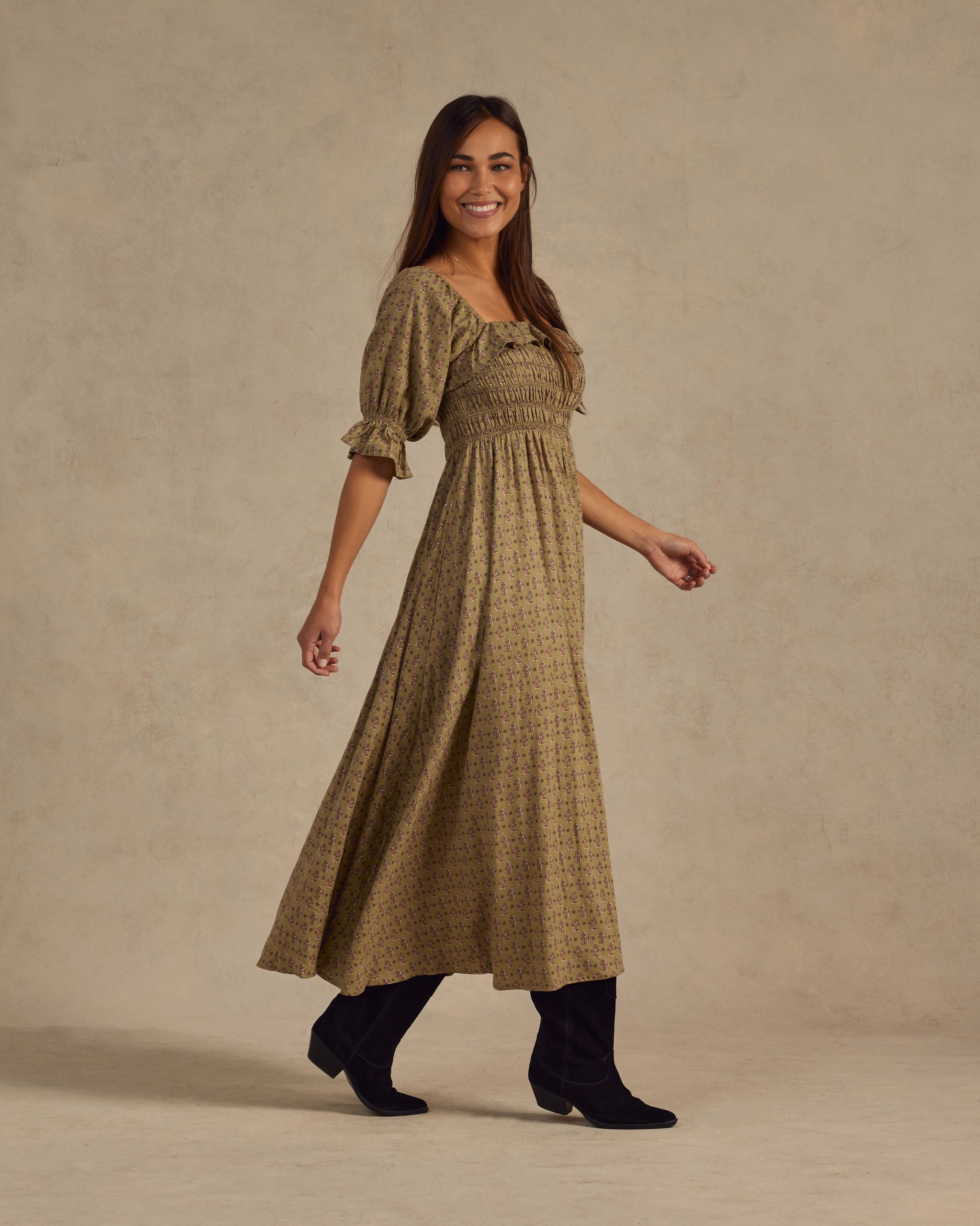 Birdie Dress | Flower Block