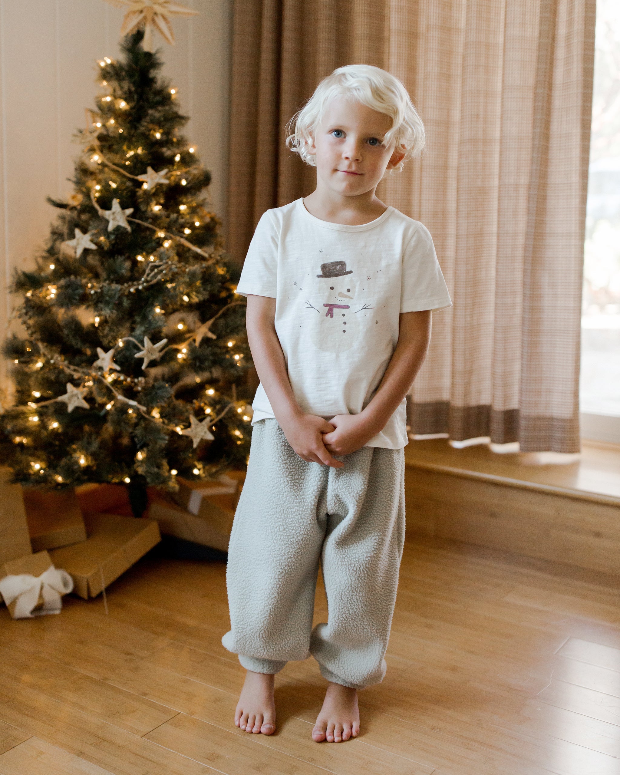 Basic Tee || Snowman - Rylee + Cru | Kids Clothes | Trendy Baby Clothes | Modern Infant Outfits |